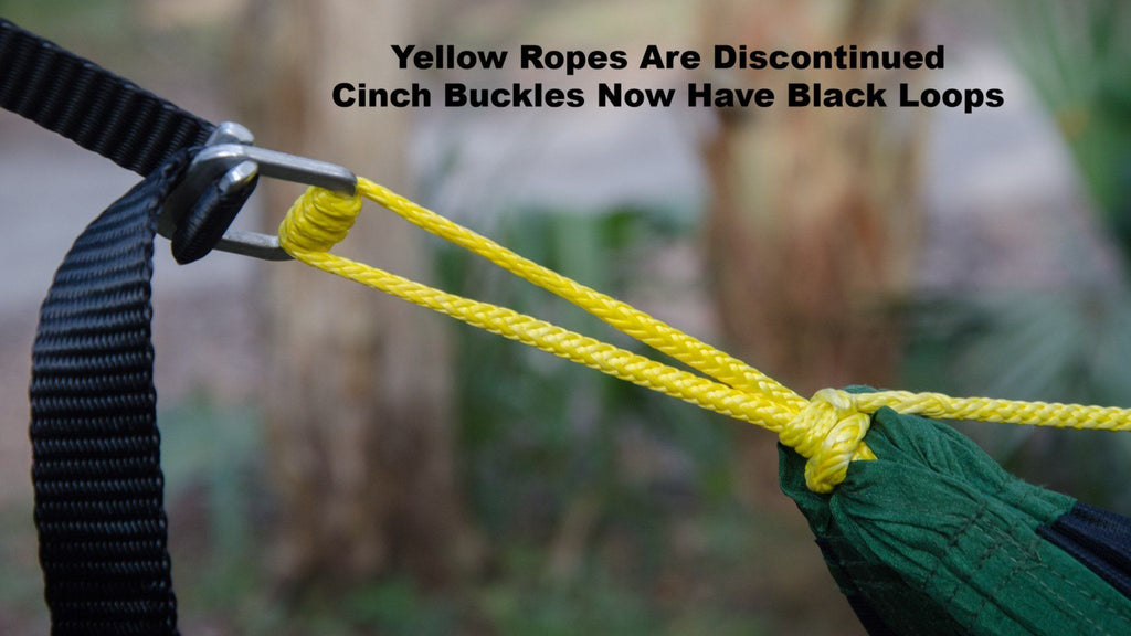 Cinch Rop Lock Cinch Buckle Hammock Suspension System Now w/ Black Rope Loops | Go ...
